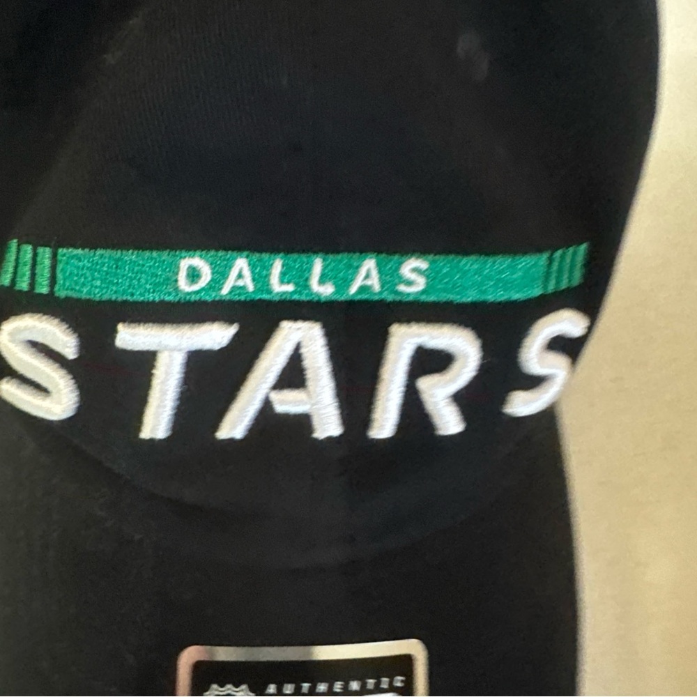 Dallas Stars Fanatics Branded Authentic Pro Rink Adjustable Hat Black Green New - Picture 10 of 16